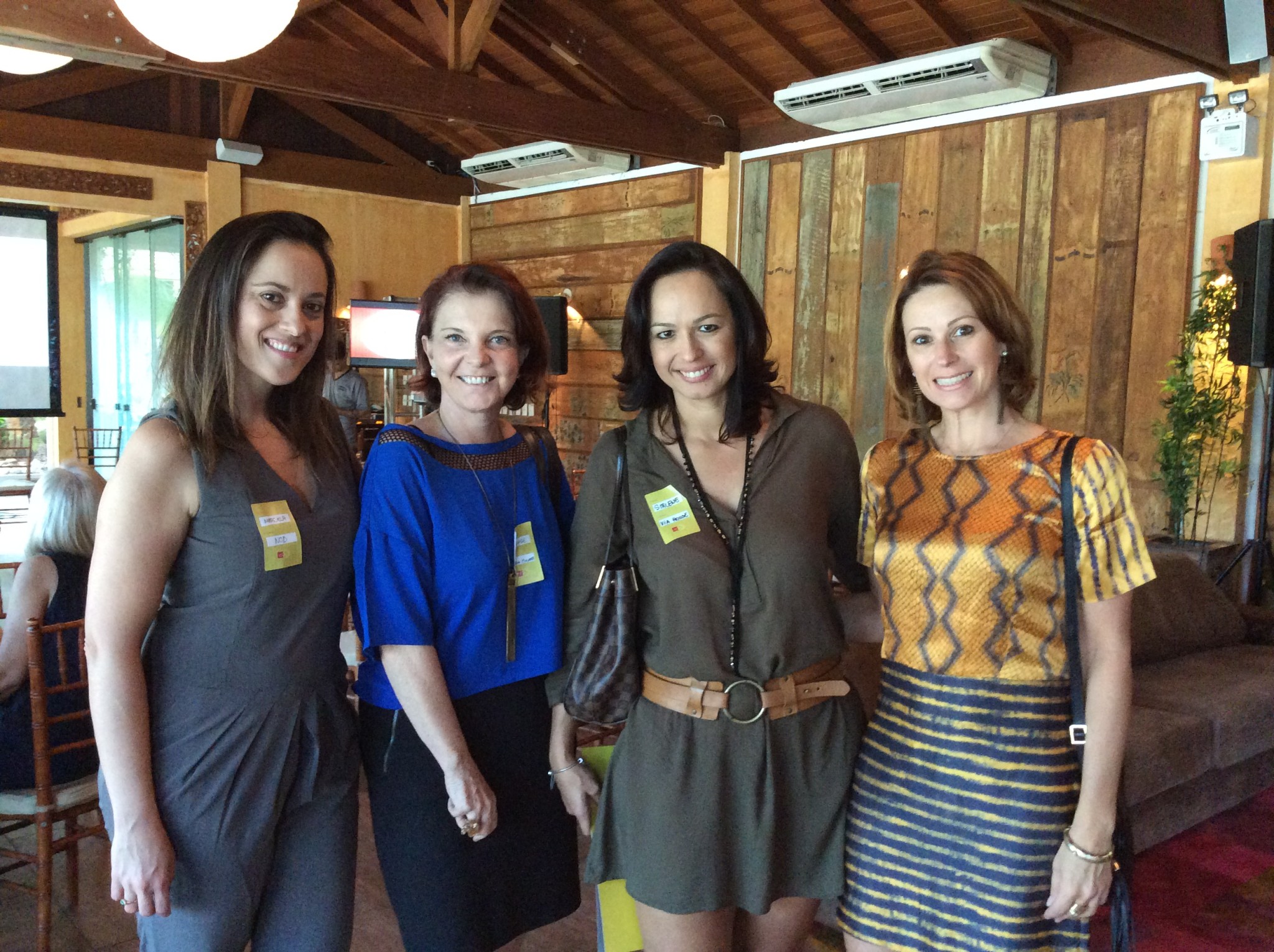 Marcela Medeiros (NCD), Solange Sedrez (Mosarte), Sirlene Castilho (Via House), Gisela Eicke (Conceito Luz)