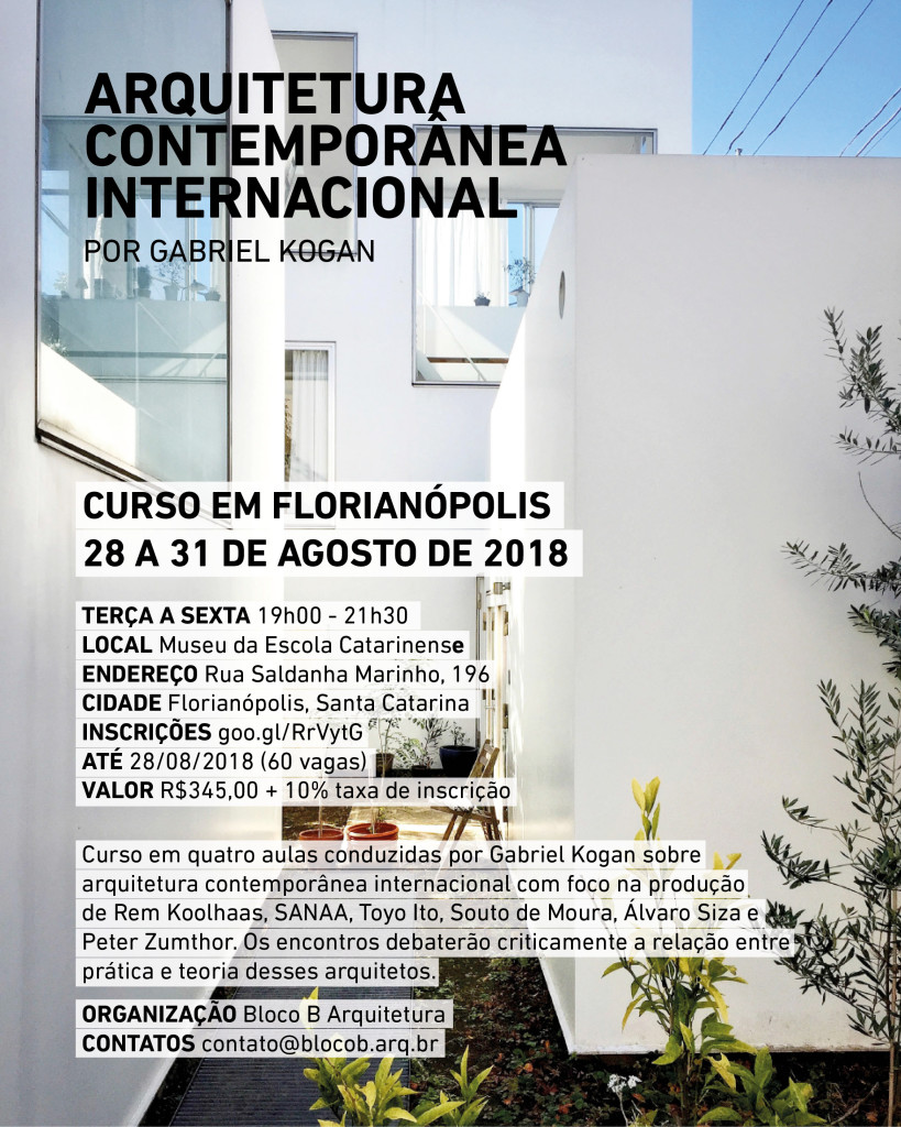 ARQUITETURA CONTEMPORÂNEA INTERNACIONAL