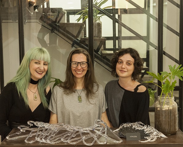 Elaine Silveira, Ana Terra Vignes e Aline Vieira_A_Galleria_Foto_Sérgio Vignes