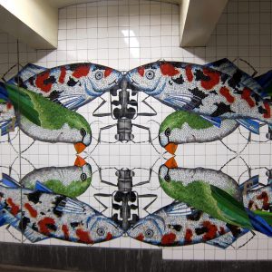 Interior do metrô de Nova York. (fonte: Wally Gobetz através de Flickr)