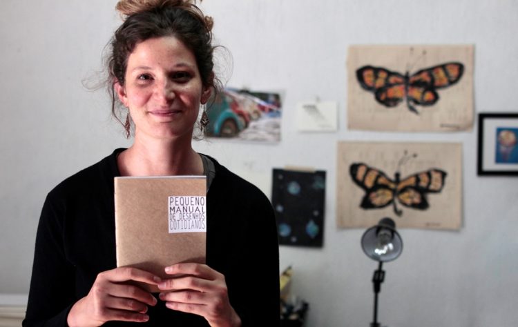 anna moraes, artista e professora. autoretrato