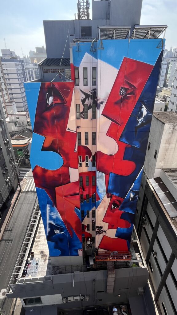 obra "arquibancada", por Rodrigo Rizo. foto divulgação
