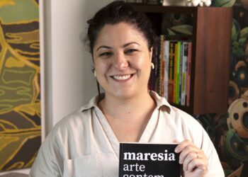 Kamilla Nunes lança livro sobre circuito de arte. crédito Divulgação