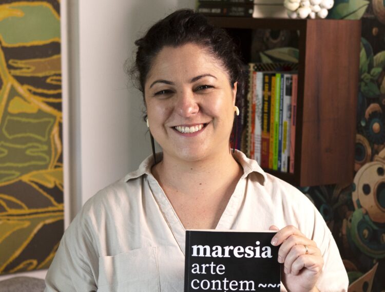 Kamilla Nunes lança livro sobre circuito de arte. crédito Divulgação