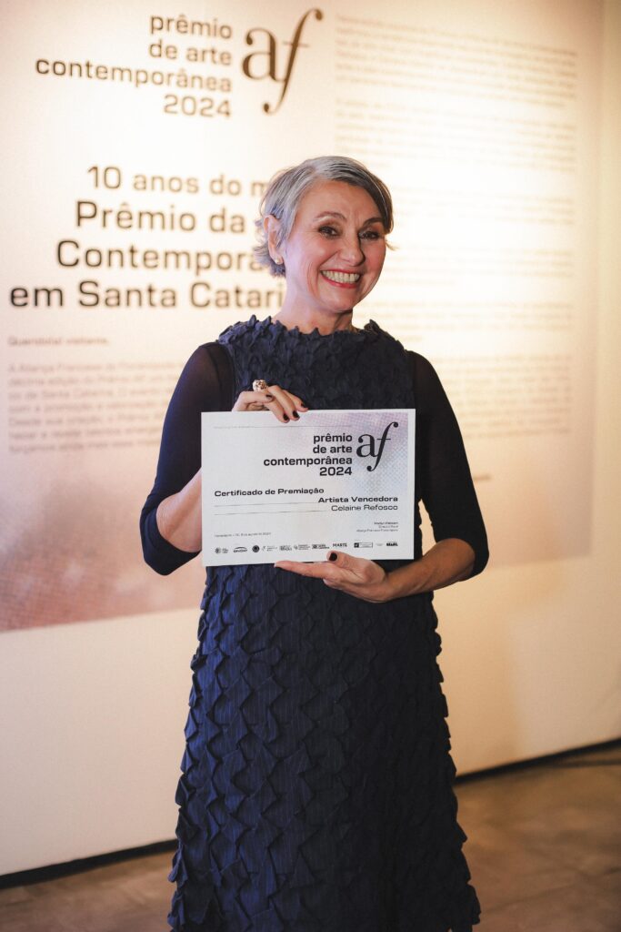Celaine Refosco vencedora do Prêmio AF 2024 - Crédito Vini Waknin 