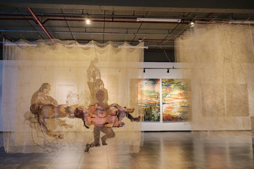 Obras de Celaine Refosco na Eexposição Prêmio AF 2024 - Crédito Vini Waknin 