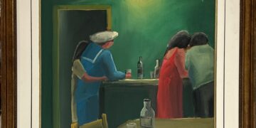 ”Bar II”, 1973, acrílico sobre duratex, obra presenteada por Hassis ao colecionador Cris Dalla Nora/Foto Divulgação
