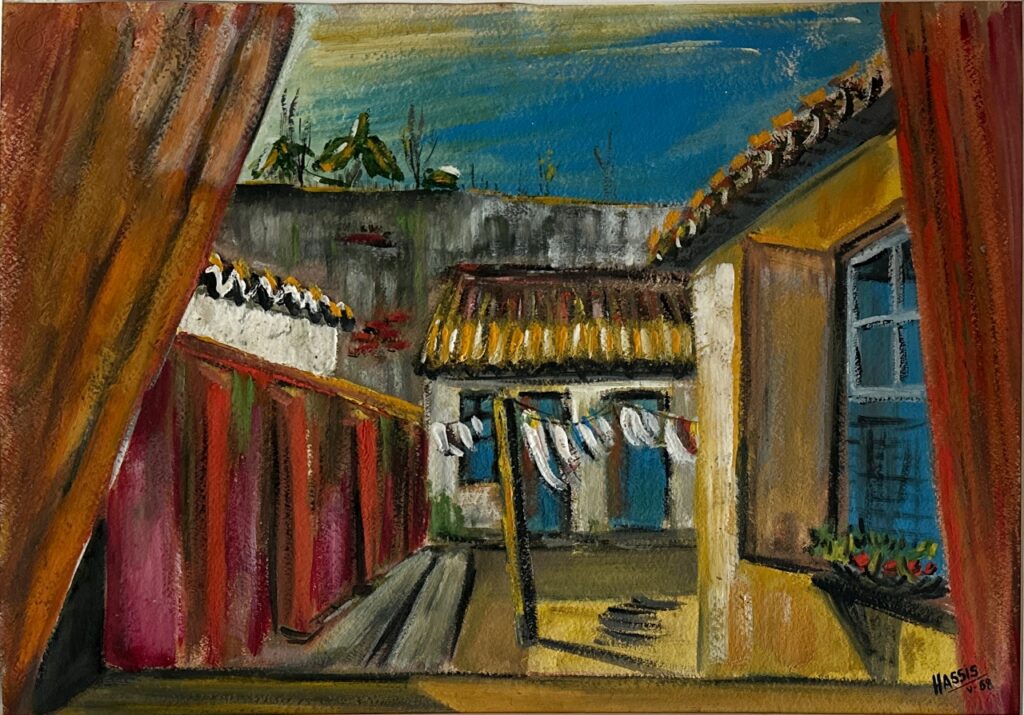 Coleção Collaço Paulo-Sem Título, 1958, guache sobre papel, de Hassis Foto Cris Dalla Nora 