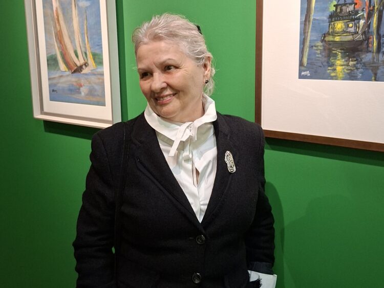 Artista Lena Peixer será homenageada pela Fundação Cultural Badesc. crédito Juliano Zanotelli