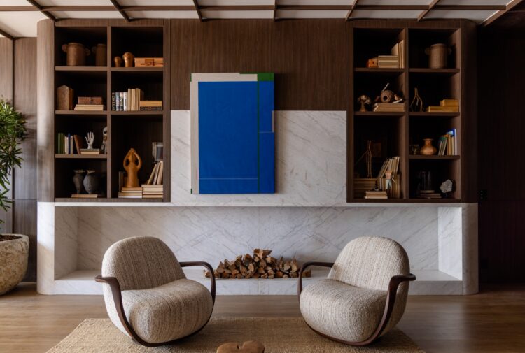 Ambiente Bordado Modernista por Natália Xavier para a CASACOR SC Florianópolis. Foto Fábio Jr Severo