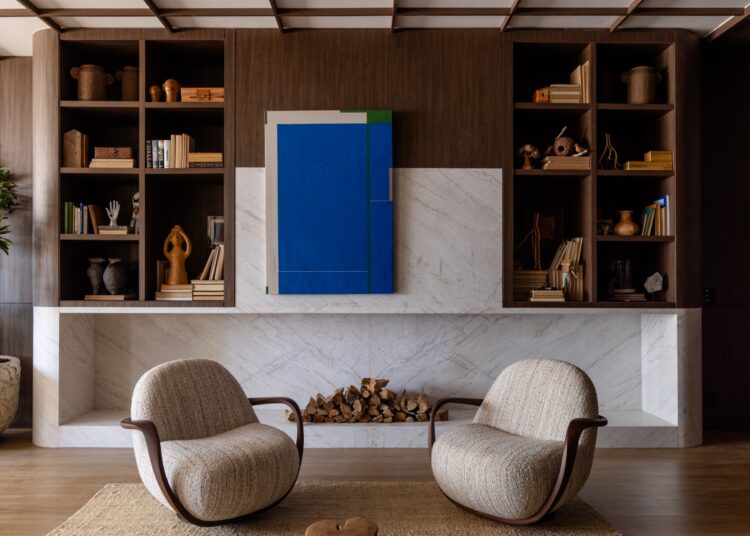Ambiente Bordado Modernista por Natália Xavier para a CASACOR SC Florianópolis. Foto Fábio Jr Severo