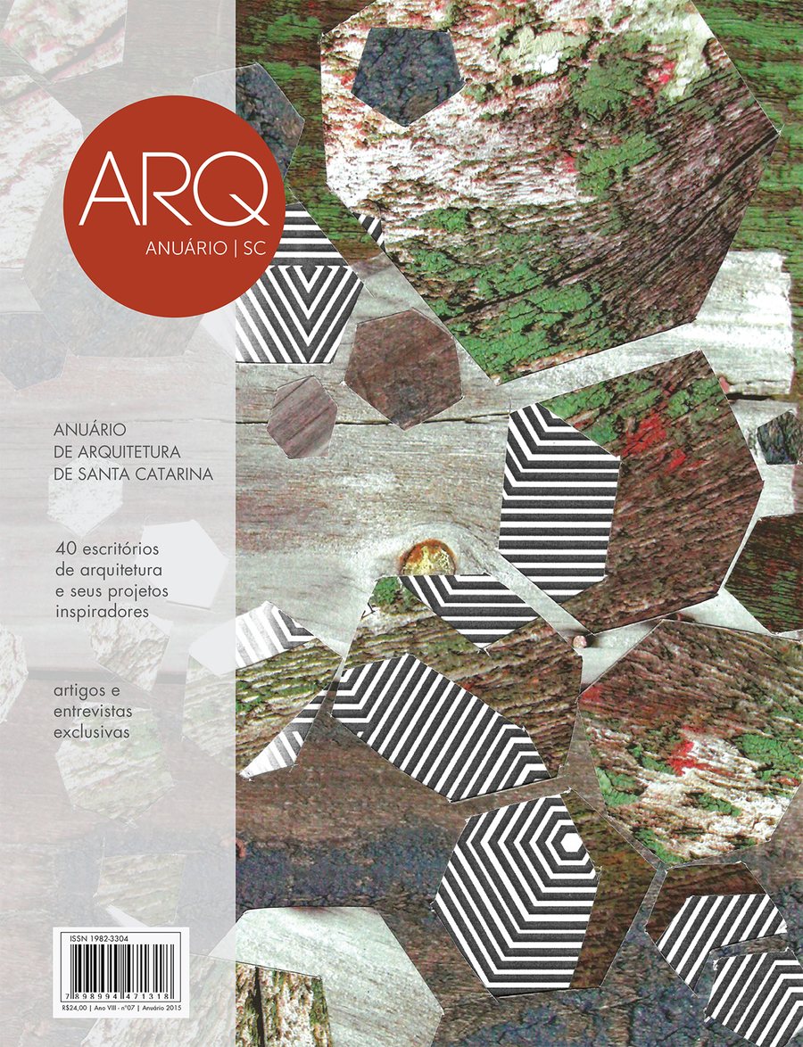 Capa da 7ª edição do Anuário ArqSC (2015)