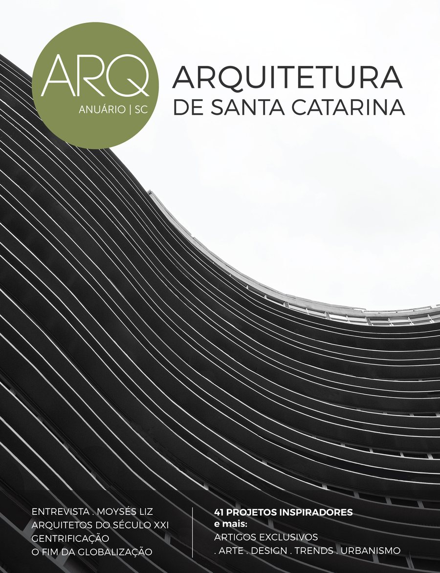 Capa da 9ª edição do Anuário ArqSC (2017)